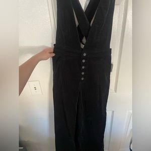 Free people Velvet wide leg pants